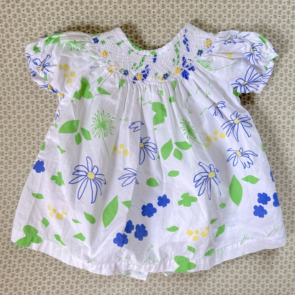 NANTUCKET KIDS smocked dress 9-12M